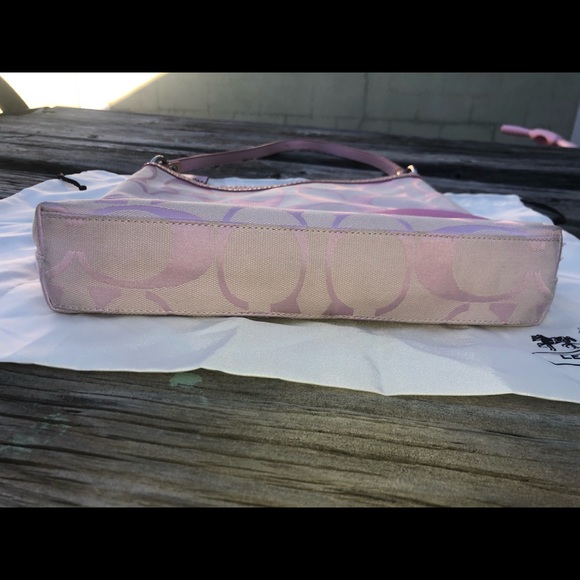 Coach Signature Stripe Convertible Handbag F13674 - Picture 2 of 6